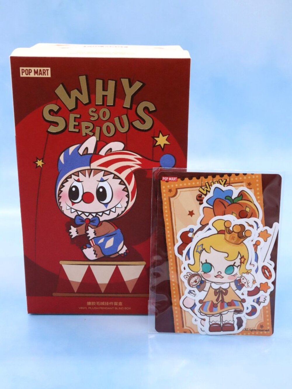 Molly Crimson Dancer Plush Pendant Why So Serious Series SEALED ​BOX Pop Mart